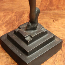Load image into Gallery viewer, x SOLD Large Bronze-Look Dancing Lady Figurine – Art Deco Elegance – Vintage Sculpture. B12528