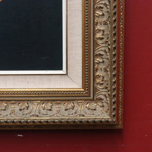 Load image into Gallery viewer, x SOLD Oil on Board Chinese Woman with a Fan, in a gilt gold-coloured Frame. Chinese Girl. Signed May Lin.B12069