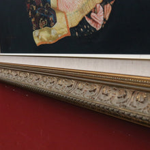 Load image into Gallery viewer, x SOLD Oil on Board Chinese Woman with a Fan, in a gilt gold-coloured Frame. Chinese Girl. Signed May Lin.B12069