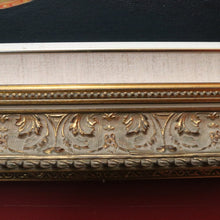 Load image into Gallery viewer, x SOLD Oil on Board Chinese Woman with a Fan, in a gilt gold-coloured Frame. Chinese Girl. Signed May Lin.B12069