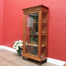 Load image into Gallery viewer, x SOLD Antique French Single Door China Cabinet or Glass Display China Cabinet, Bookcase. B11956