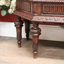 Load image into Gallery viewer, x SOLD Antique French China Cabinet, French Oak, Glass Shelves, Door and Sides, Key.