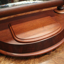 Load image into Gallery viewer, Antique English Toilet Mirror with Bevelled Glass & Jewellery Compartment. B12510