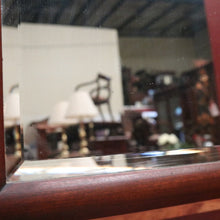 Load image into Gallery viewer, Antique English Toilet Mirror with Bevelled Glass & Jewellery Compartment. B12510