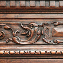 Load image into Gallery viewer, x SOLD Antique French China Cabinet, French Oak, Glass Shelves, Door and Sides, Key.