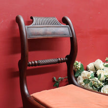 Load image into Gallery viewer, Pair Antique English George IV Mahogany Side Chairs Cane Seats. B12946