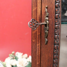Load image into Gallery viewer, x SOLD Antique French China Cabinet, French Oak, Glass Shelves, Door and Sides, Key.