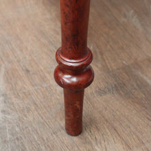 Load image into Gallery viewer, x SOLD Australian Cedar Hall Table – Single Drawer, Gallery Back, Turned Legs, Brass Escutcheon. B12540