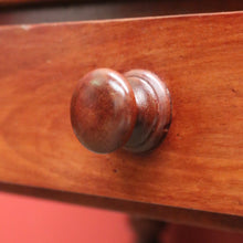 Load image into Gallery viewer, x SOLD Australian Cedar Hall Table – Single Drawer, Gallery Back, Turned Legs, Brass Escutcheon. B12540