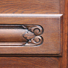 Load image into Gallery viewer, x SOLD Vintage French Oak Lingerie Chest Tall Four Drawer Cabinet. B12825