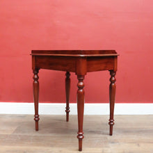 Load image into Gallery viewer, x SOLD Australian Cedar Hall Table – Single Drawer, Gallery Back, Turned Legs, Brass Escutcheon. B12540