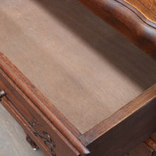 Load image into Gallery viewer, x SOLD Vintage French Oak Lingerie Chest Tall Four Drawer Cabinet. B12825