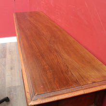 Load image into Gallery viewer, Antique French Walnut Three Door Sideboard Carved Detail Brass Escutcheons. B12926