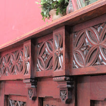 Load image into Gallery viewer, Antique French Oak Gothic Revival Sideboard c1850s Carved Panels. B12779