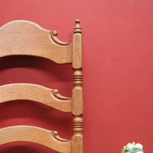 Load image into Gallery viewer, x SOLD Set of Six (6) Vintage French Oak Dining or Kitchen Chairs with Rush Seats. B12042
