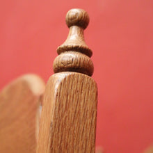 Load image into Gallery viewer, x SOLD Set of Six (6) Vintage French Oak Dining or Kitchen Chairs with Rush Seats. B12042