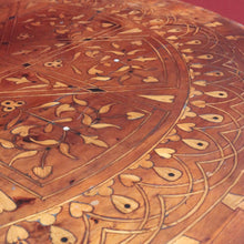 Load image into Gallery viewer, Moroccan Atlas Cedar Coffee Table Ebony Mother of Pearl Marquetry Top. B12923