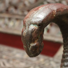 Load image into Gallery viewer, x SOLD An Impressive French Cast Iron Garden Chair or Seat with a Leaf Pattern. B12026