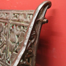 Load image into Gallery viewer, x SOLD An Impressive French Cast Iron Garden Chair or Seat with a Leaf Pattern. B12026
