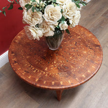 Load image into Gallery viewer, Moroccan Atlas Cedar Coffee Table Ebony Mother of Pearl Marquetry Top. B12923