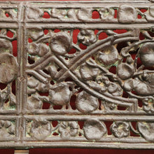 Load image into Gallery viewer, x SOLD An Impressive French Cast Iron Garden Chair or Seat with a Leaf Pattern. B12026