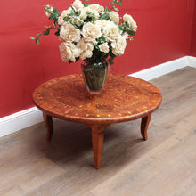 Load image into Gallery viewer, Moroccan Atlas Cedar Coffee Table Ebony Mother of Pearl Marquetry Top. B12923