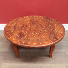 Load image into Gallery viewer, Moroccan Atlas Cedar Coffee Table Ebony Mother of Pearl Marquetry Top. B12923