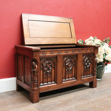 Load image into Gallery viewer, x SOLD French Church Themed Inspired Trunk, Storage Chest, Toy or Blanket Box. B12002
