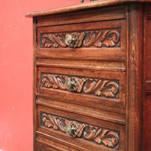 Load image into Gallery viewer, x SOLD French Four-Drawer (4) Drawer Lingerie Chest of Drawers, or Hall Cabinet, Lamp Cupboard. B12088