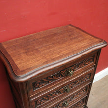 Load image into Gallery viewer, x SOLD French Four-Drawer (4) Drawer Lingerie Chest of Drawers, or Hall Cabinet, Lamp Cupboard. B12088
