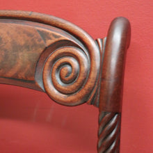 Load image into Gallery viewer, x SOLD Set of 4 Antique English Regency Dining Chairs – Flame Mahogany, Sabre Legs, c.1820