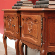 Load image into Gallery viewer, x SOLD A pair of Vintage French Single Door Bedside Cabinets or Lamp / Side Tables. B12029