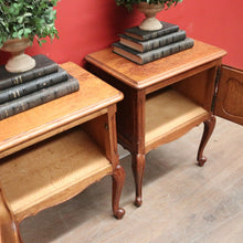 Load image into Gallery viewer, x SOLD A pair of Vintage French Single Door Bedside Cabinets or Lamp / Side Tables. B12029