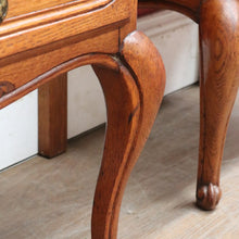 Load image into Gallery viewer, x SOLD Pair Vintage French Bedside Tables Cupboard and Drawer Set. B12758