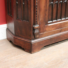 Load image into Gallery viewer, x SOLD An Antique French Oak Church Hall Cabinet or Cupboard, with a Drawer. B12010
