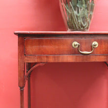 Load image into Gallery viewer, Antique Georgian Mahogany Hall Table – Single Drawer, Oak Lined, c.1830