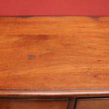 Load image into Gallery viewer, x SOLD Antique English Mahogany Five (5) Drawer Chest of Drawers with Bun Feet. B12081