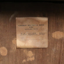 Load image into Gallery viewer, x SOLD Antique English Mahogany Five (5) Drawer Chest of Drawers with Bun Feet. B12081