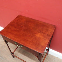 Load image into Gallery viewer, Antique Georgian Mahogany Hall Table – Single Drawer, Oak Lined, c.1830