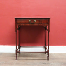 Load image into Gallery viewer, Antique Georgian Mahogany Hall Table – Single Drawer, Oak Lined, c.1830