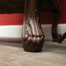 Load image into Gallery viewer, x SOLD A Pair of Antique French Wing Back Armchairs with Down/Feather Cushions. B12058