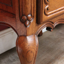 Load image into Gallery viewer, x SOLD Pair French Oak Bedside, one a Cupboard, the other Two Drawers. B12762