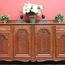 Load image into Gallery viewer, x SOLD Antique French Four Door Sideboard or Hall Cabinet, TV Unit with Two Drawers. B12034