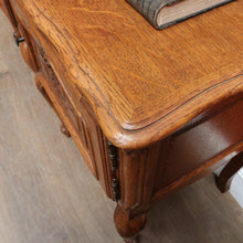 Load image into Gallery viewer, x SOLD Pair French Oak Bedside, one a Cupboard, the other Two Drawers. B12762