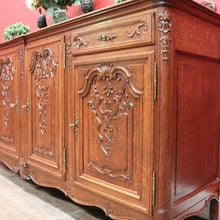 Load image into Gallery viewer, x SOLD Antique French Four Door Sideboard or Hall Cabinet, TV Unit with Two Drawers. B12034