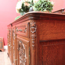 Load image into Gallery viewer, x SOLD Antique French Four Door Sideboard or Hall Cabinet, TV Unit with Two Drawers. B12034