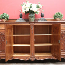 Load image into Gallery viewer, x SOLD Antique French Four Door Sideboard or Hall Cabinet, TV Unit with Two Drawers. B12034