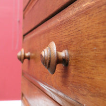 Load image into Gallery viewer, x SOLD Antique Belgian Oak Chest of Drawers Four Drawer Cabinet Simple Form B12748
