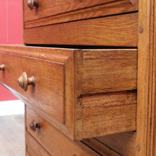 Load image into Gallery viewer, x SOLD Antique Belgian Oak Chest of Drawers Four Drawer Cabinet Simple Form B12748