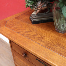 Load image into Gallery viewer, x SOLD Antique Belgian Oak Chest of Drawers Four Drawer Cabinet Simple Form B12748
